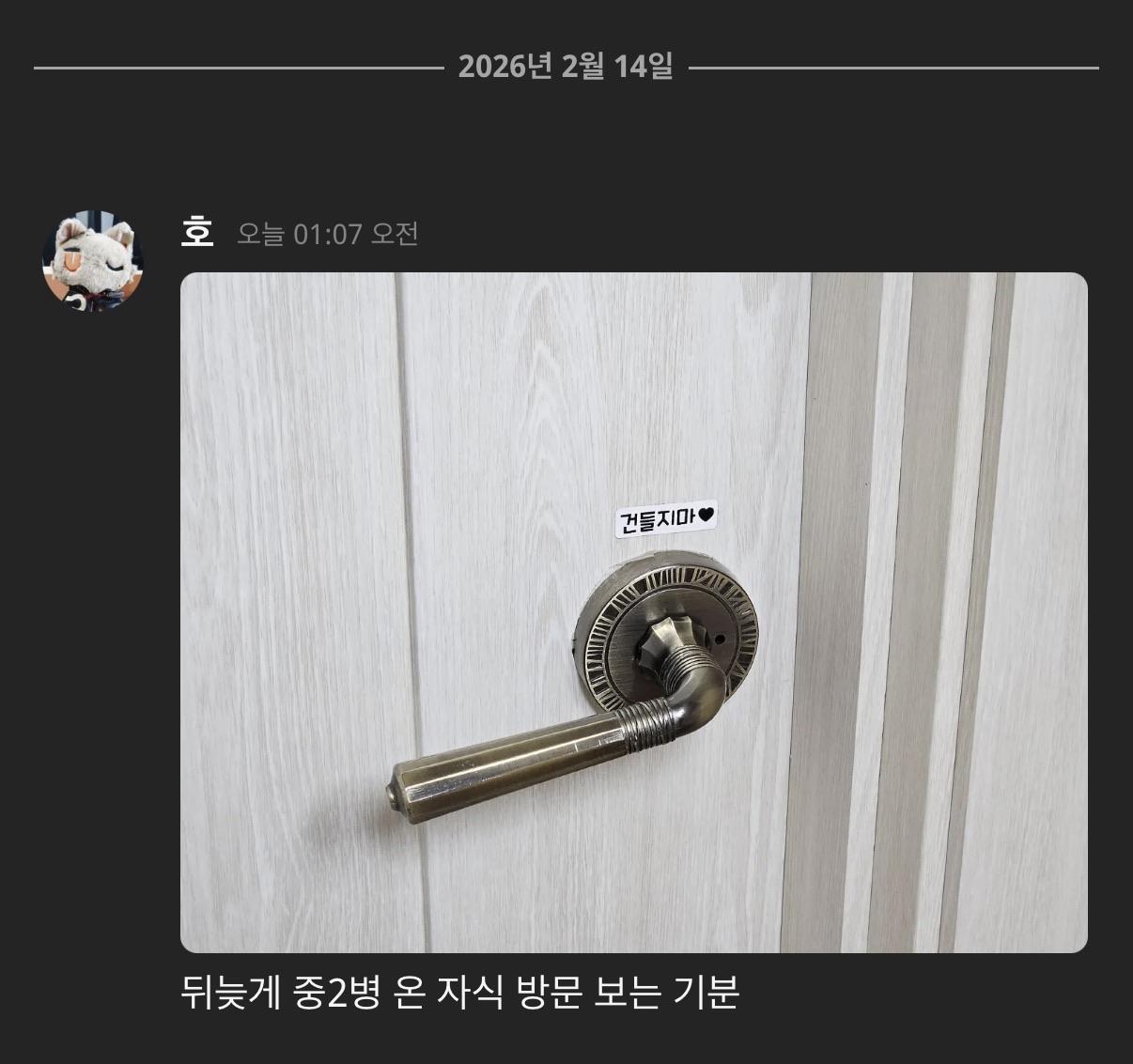 호: 뒤늦게 중2병 온 자식 방문 보는 기분